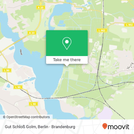 Карта Gut Schloß Golm