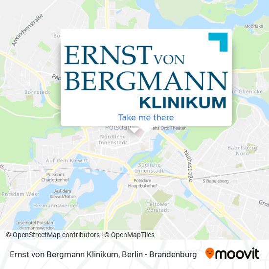 Ernst von Bergmann Klinikum map