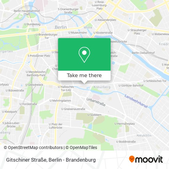 Gitschiner Straße map