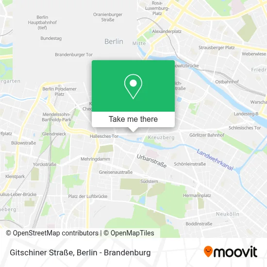 Gitschiner Straße map