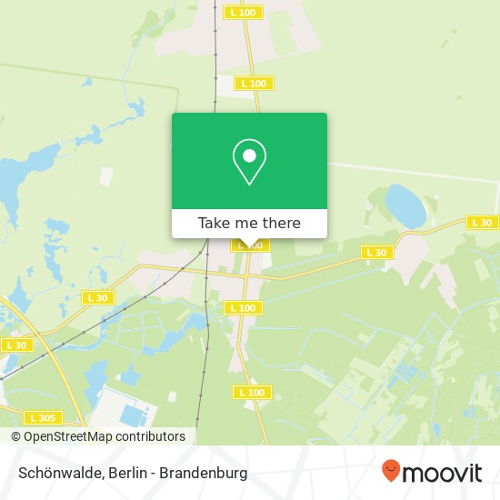 Карта Schönwalde