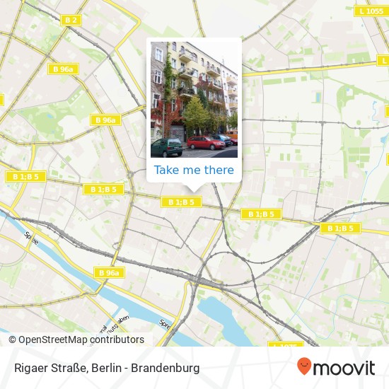 Rigaer Straße map