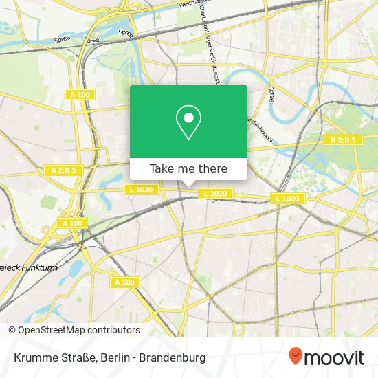 Krumme Straße map