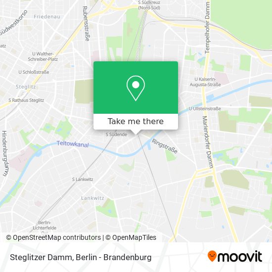 Steglitzer Damm map