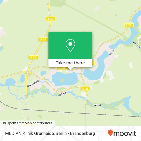 MEDIAN Klinik Grünheide map