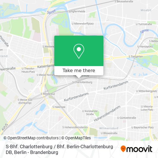 Карта S-Bhf. Charlottenburg / Bhf. Berlin-Charlottenburg DB