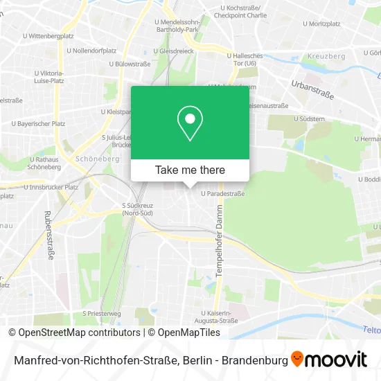 Manfred-von-Richthofen-Straße map