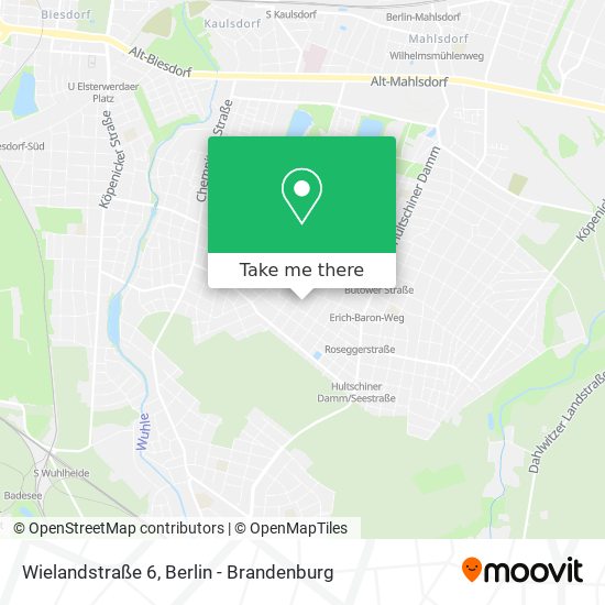 Wielandstraße 6 map