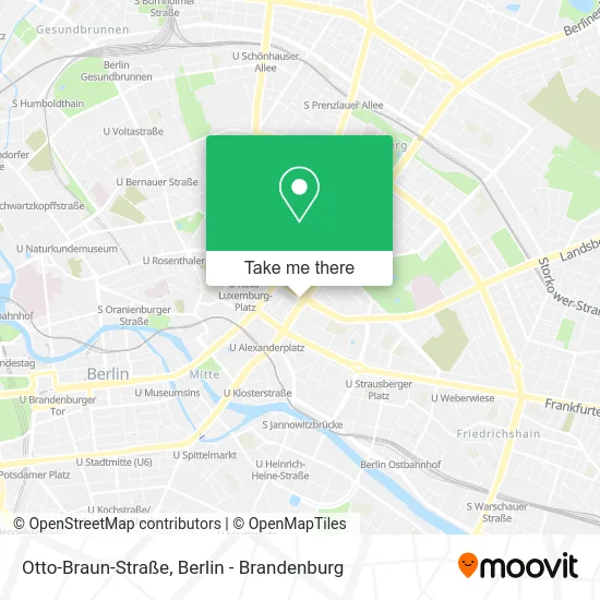 Карта Otto-Braun-Straße