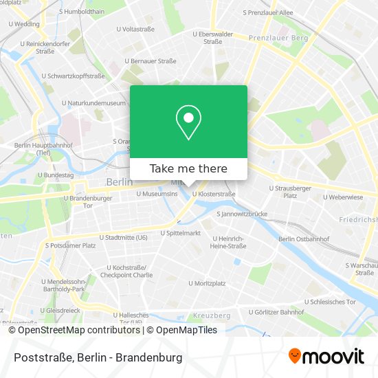 Poststraße map