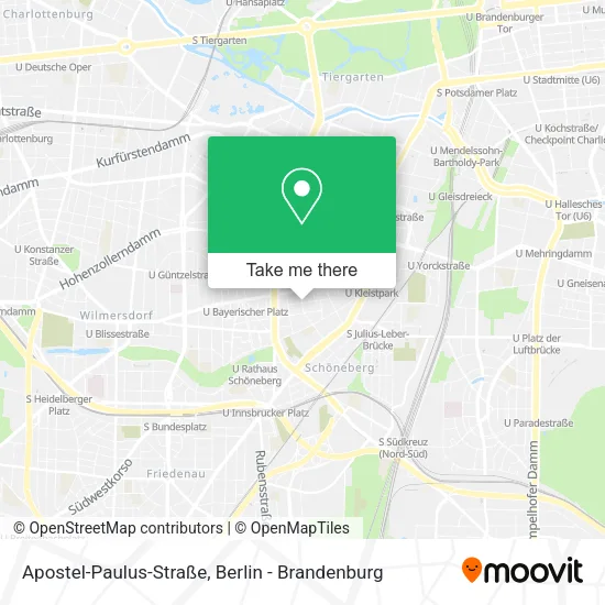 Карта Apostel-Paulus-Straße