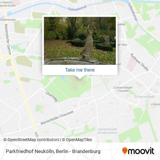 Parkfriedhof Neukölln map