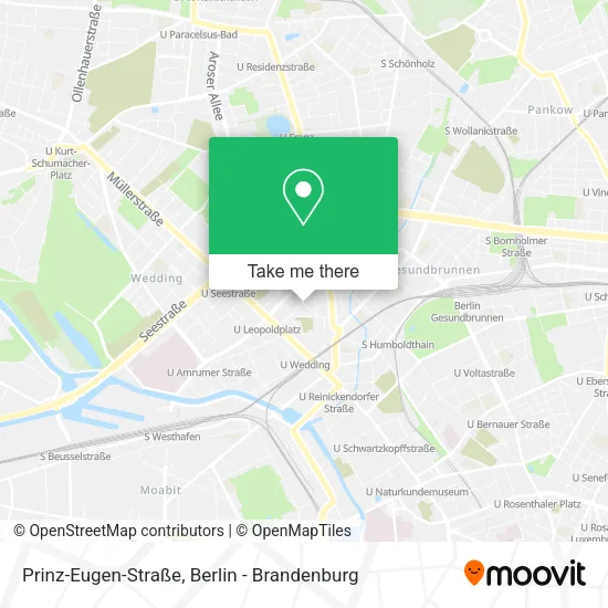 Карта Prinz-Eugen-Straße