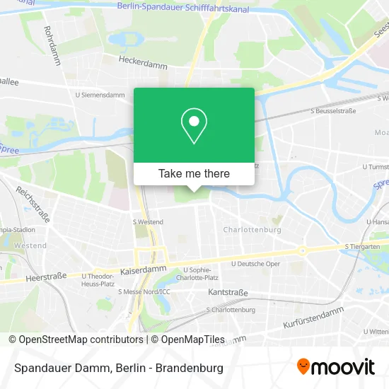 Spandauer Damm map