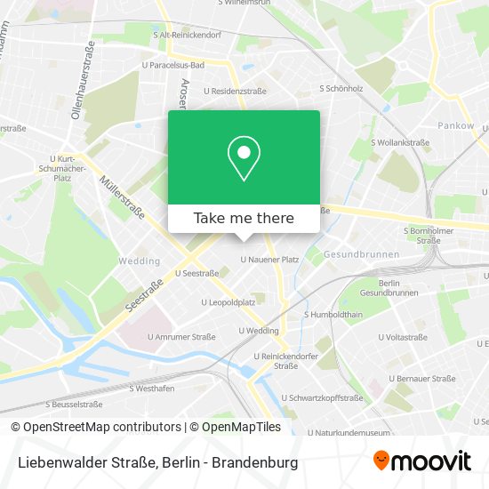 Liebenwalder Straße map