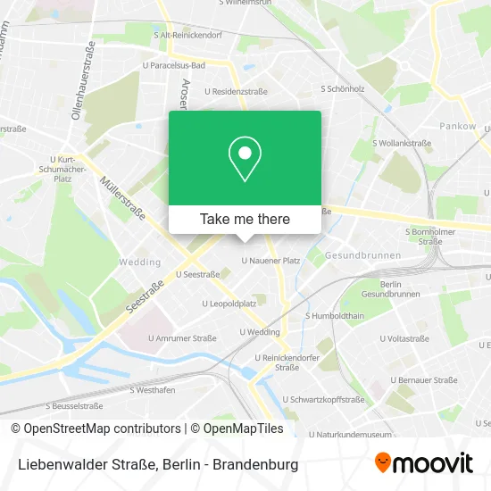Liebenwalder Straße map