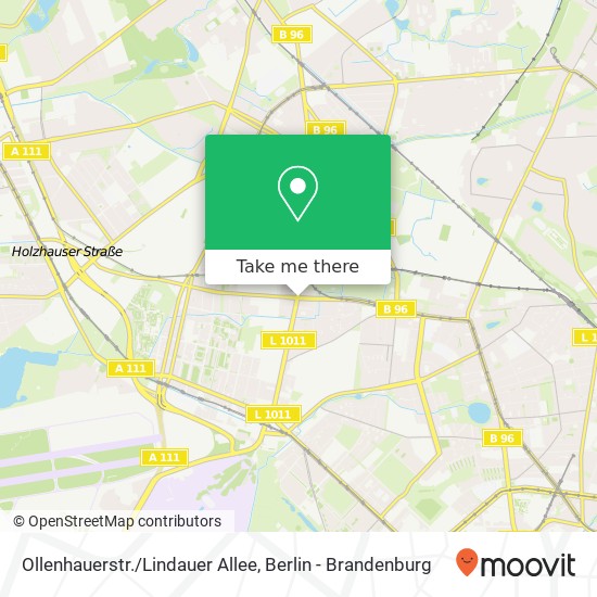 Карта Ollenhauerstr./Lindauer Allee