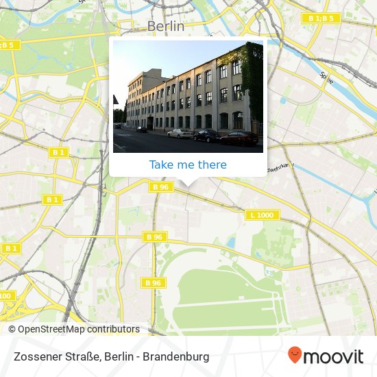 Zossener Straße map