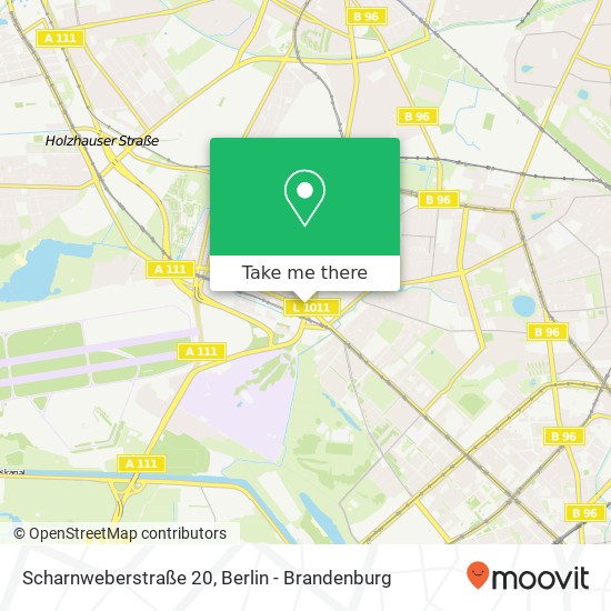 Карта Scharnweberstraße 20