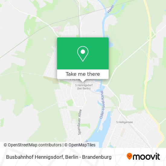 Busbahnhof Hennigsdorf map