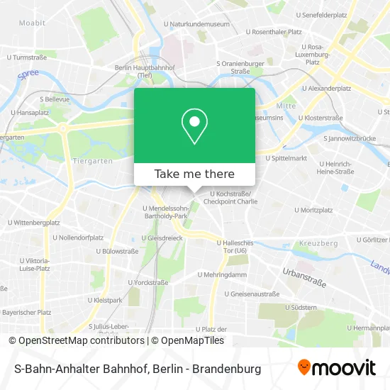 S-Bahn-Anhalter Bahnhof map