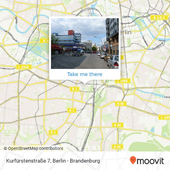 Карта Kurfürstenstraße 7