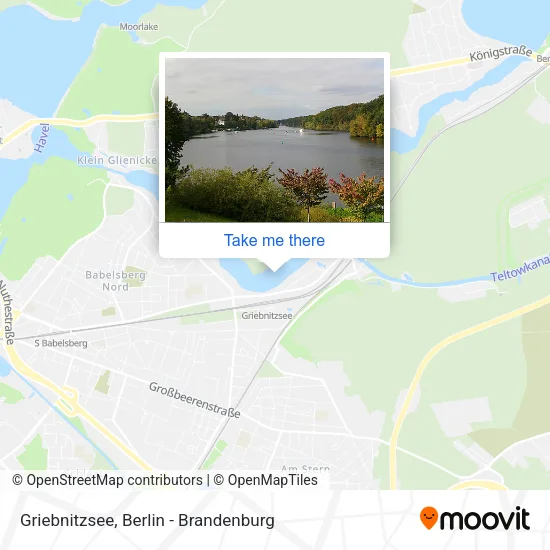 Карта Griebnitzsee