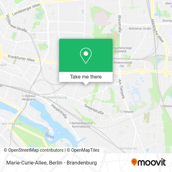 Карта Marie-Curie-Allee