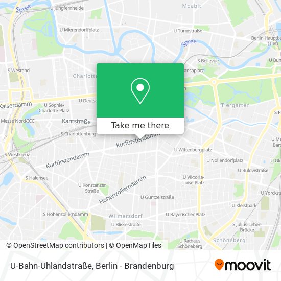 U-Bahn-Uhlandstraße map