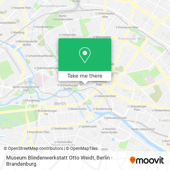 Карта Museum Blindenwerkstatt Otto Weidt