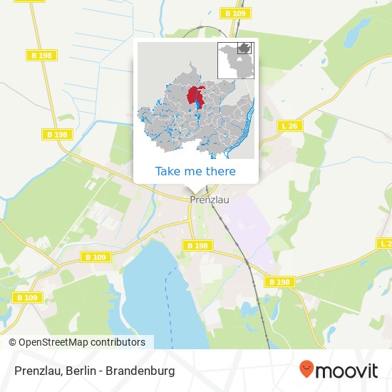 Prenzlau map