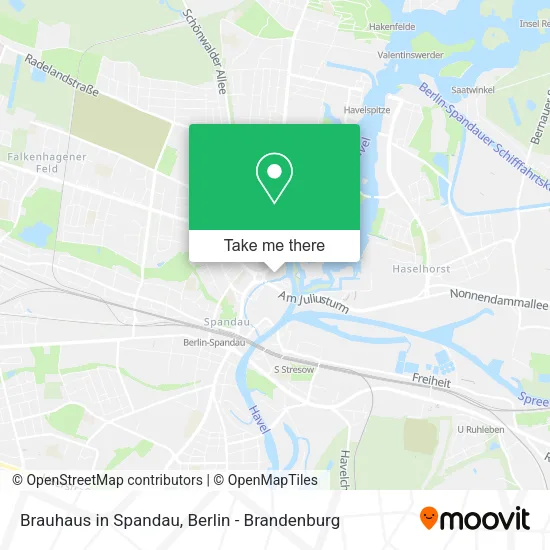 Карта Brauhaus in Spandau