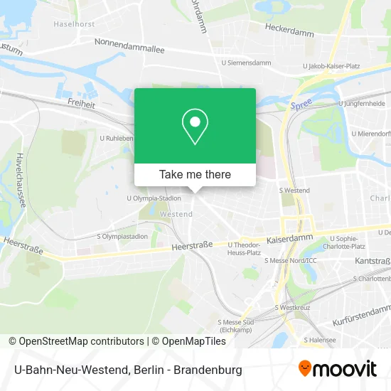 Карта U-Bahn-Neu-Westend