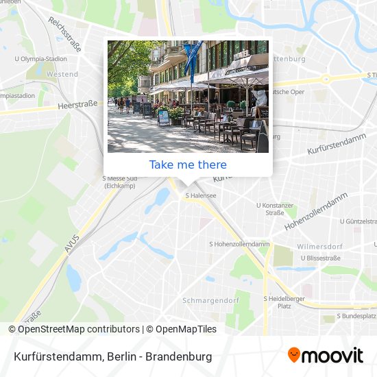 Kurfürstendamm map
