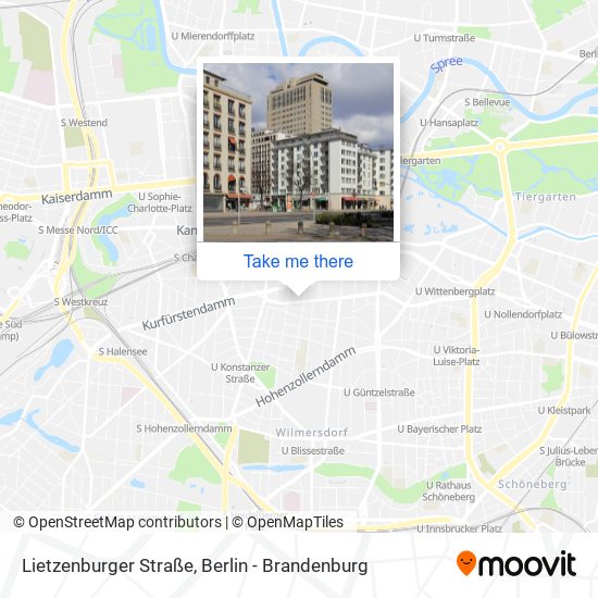 Lietzenburger Straße map
