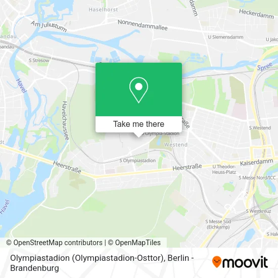 Карта Olympiastadion (Olympiastadion-Osttor)