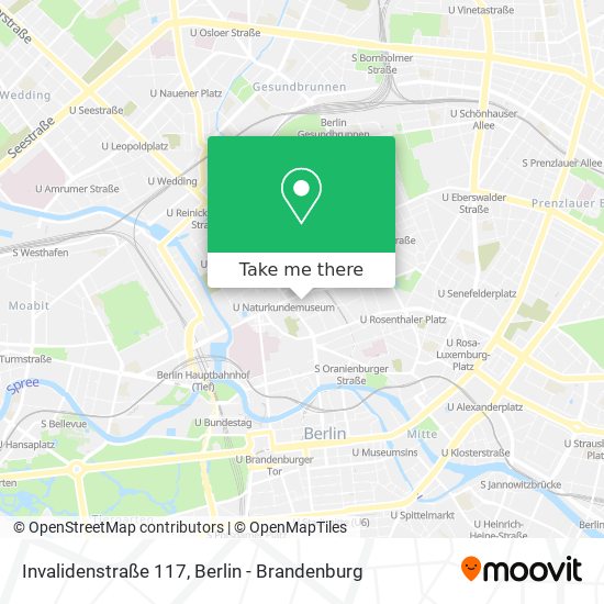 Invalidenstraße 117 map