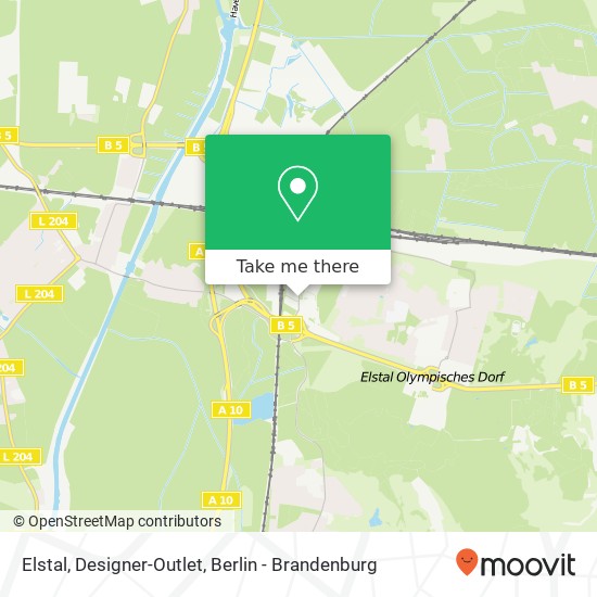 Elstal, Designer-Outlet map