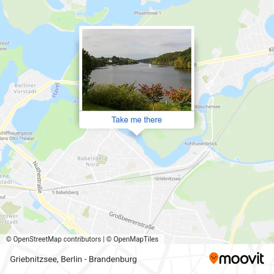 Карта Griebnitzsee