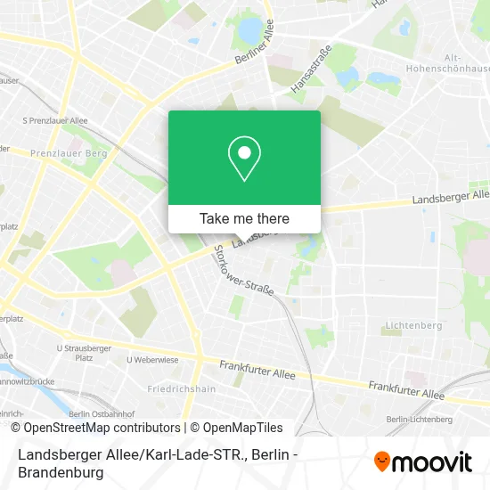 Landsberger Allee / Karl-Lade-STR. map