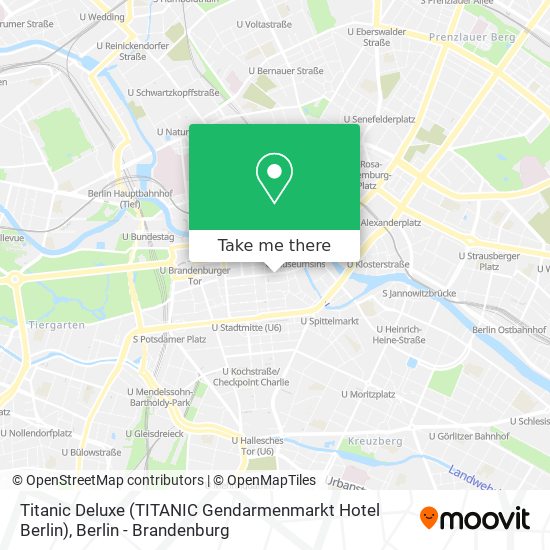 Карта Titanic Deluxe (TITANIC Gendarmenmarkt Hotel Berlin)