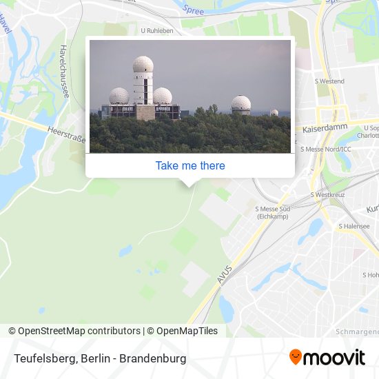 Teufelsberg map