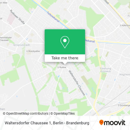 Waltersdorfer Chaussee 1 map