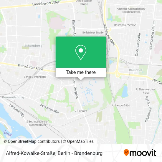 Карта Alfred-Kowalke-Straße