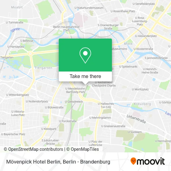 Карта Mövenpick Hotel Berlin