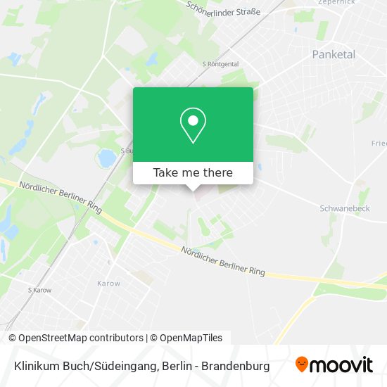 Klinikum Buch/Südeingang map