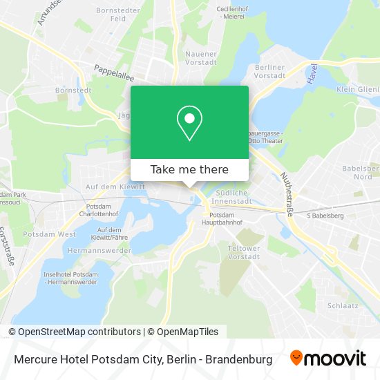 Mercure Hotel Potsdam City map