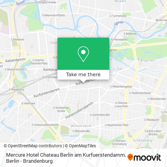 Mercure Hotel Chateau Berlin am Kurfuerstendamm map