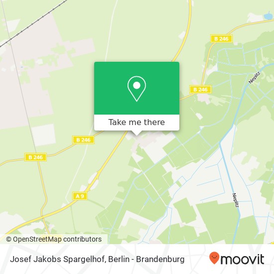 Josef Jakobs Spargelhof map