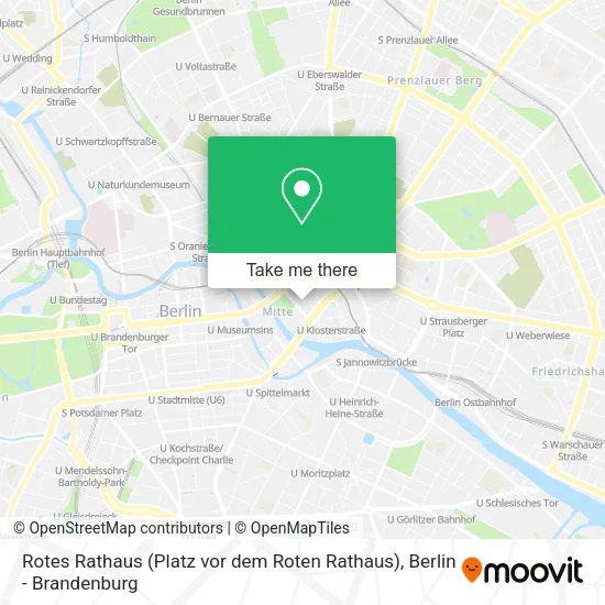 Карта Rotes Rathaus (Platz vor dem Roten Rathaus)